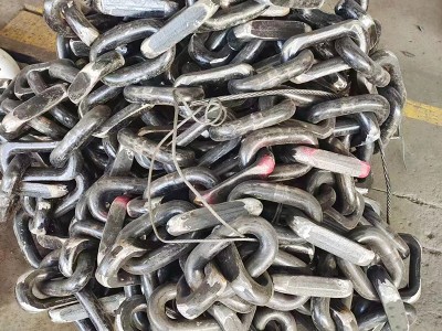 矿用刮板机输送链条 g80锰钢起重链条吊索具 定制锻造环紧凑链条图5