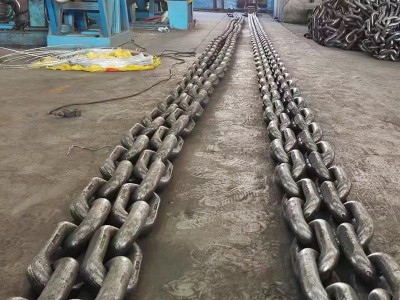 100吨矿用高强度刮板机输送链条生产厂紧凑耐磨链多规格定制图5